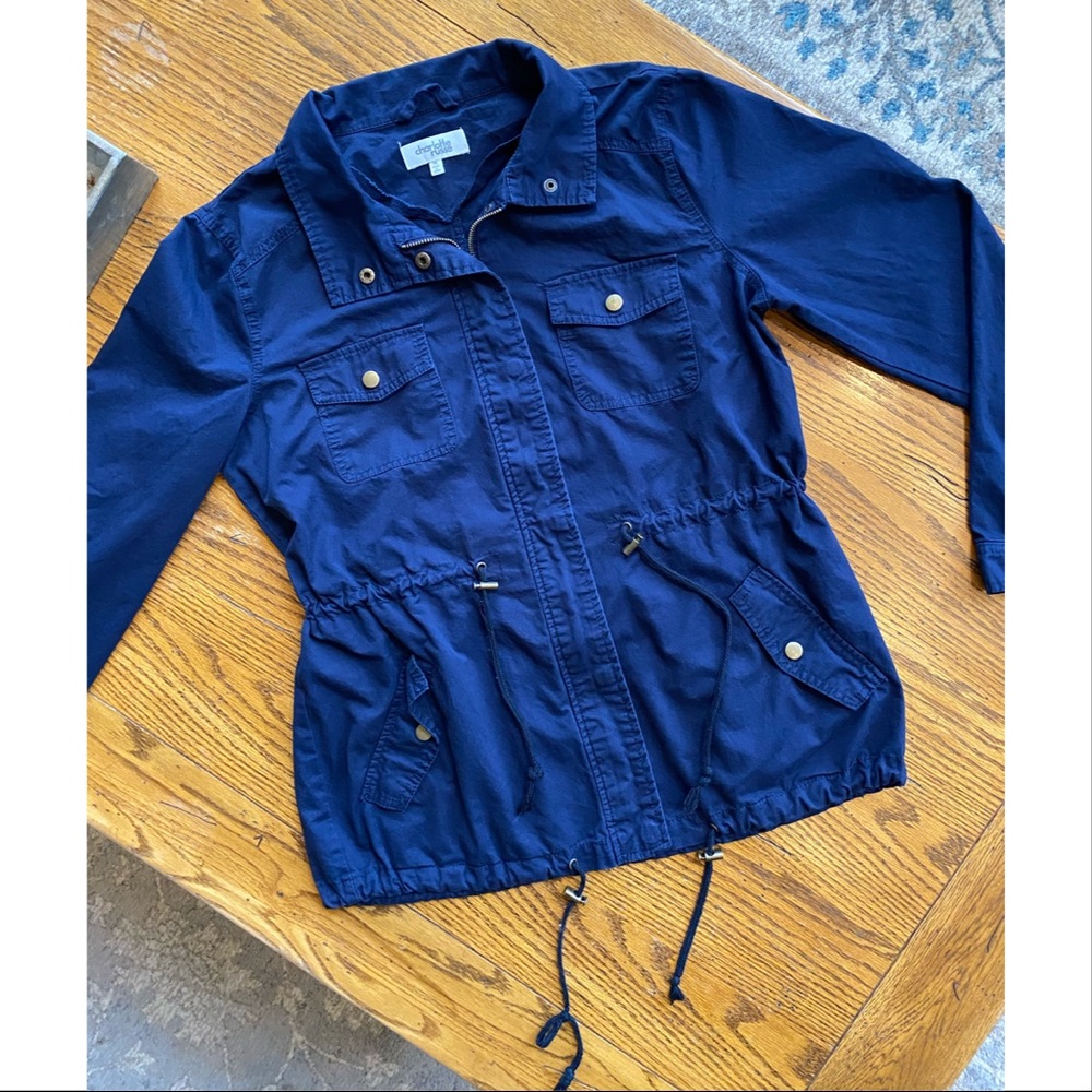 Charlotte Russe Navy Utility Jacket